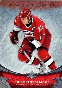 #112 Rod Brind'Amour - Carolina Hurricanes - 2006-07 Upper Deck Ovation Hockey
