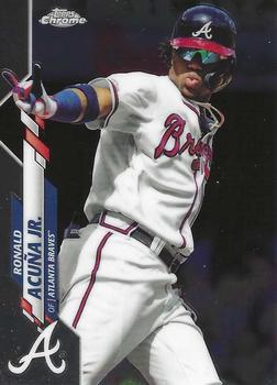 #112 Ronald Acuña Jr. - Atlanta Braves - 2020 Topps Chrome Baseball
