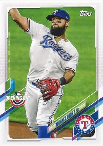 #112 Rougned Odor - Texas Rangers - 2021 Topps Opening Day Baseball