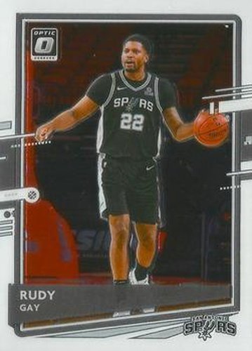 #112 Rudy Gay - San Antonio Spurs - 2020-21 Donruss Optic Basketball