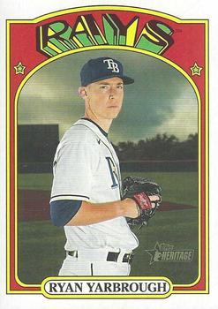 #112 Ryan Yarbrough - Tampa Bay Rays - 2021 Topps Heritage Baseball