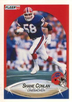 #112 Shane Conlan - Buffalo Bills - 1990 Fleer Football