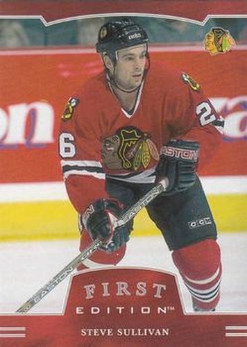 #112 Steve Sullivan - Chicago Blackhawks - 2002-03 Be a Player First Edition Hockey