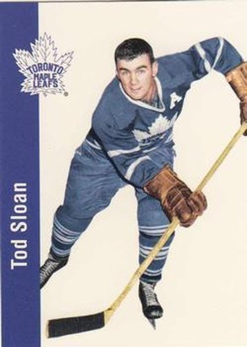 #112 Tod Sloan - Toronto Maple Leafs - 1994 Parkhurst Missing Link 1956-57 Hockey
