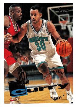 #112 Dell Curry - Charlotte Hornets - 1995-96 Topps Basketball
