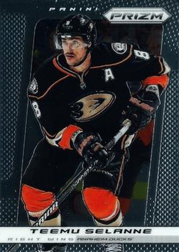 #112 Teemu Selanne - Anaheim Ducks - 2013-14 Panini Prizm Hockey