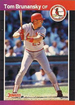#112 Tom Brunansky - St. Louis Cardinals - 1989 Donruss Baseball