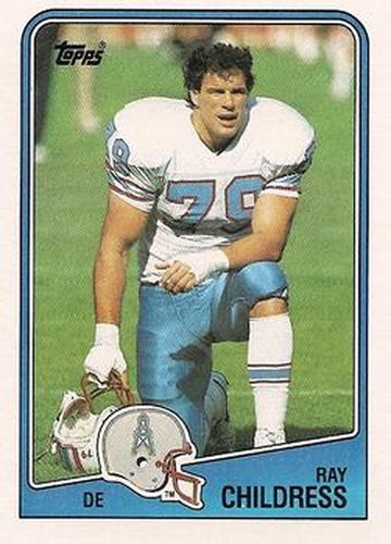 #112 Ray Childress - Houston Oilers - 1988 Topps Football