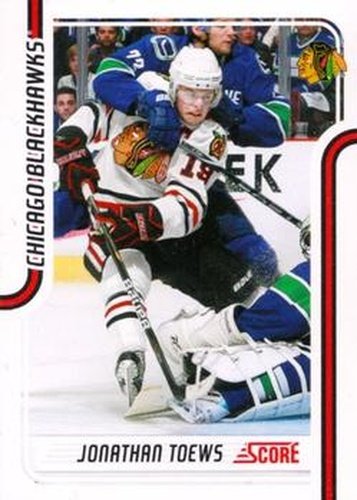 #112 Jonathan Toews - Chicago Blackhawks - 2011-12 Score Hockey