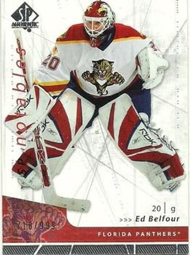 #112 Ed Belfour - Florida Panthers - 2006-07 SP Authentic Hockey