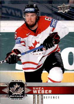 #112 Shea Weber - Canada - 2017-18 Upper Deck Canadian Tire Team Canada Hockey