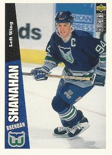 #112 Brendan Shanahan - Hartford Whalers - 1996-97 Collector's Choice Hockey