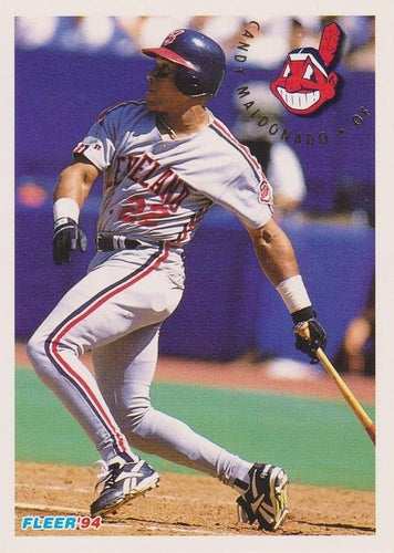 #112 Candy Maldonado - Cleveland Indians - 1994 Fleer Baseball