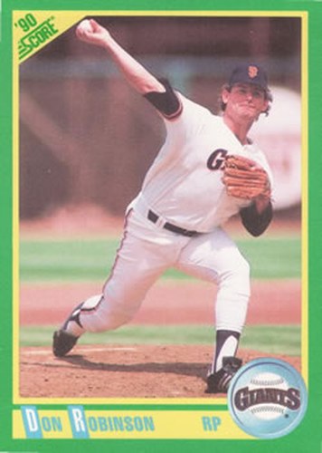 #112 Don Robinson - San Francisco Giants - 1990 Score Baseball