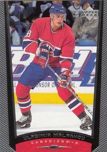 #112 Vladimir Malakhov - Montreal Canadiens - 1998-99 Upper Deck Hockey