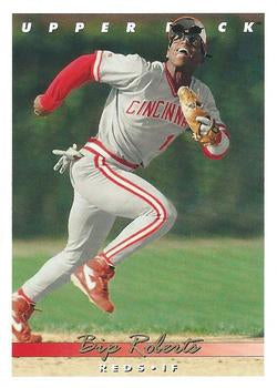 #112 Bip Roberts - Cincinnati Reds - 1993 Upper Deck Baseball