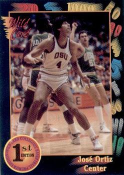 #112 Jose Ortiz - Oregon St. - 1991-92 Wild Card Basketball