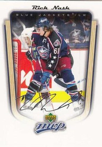 #112 Rick Nash - Columbus Blue Jackets - 2005-06 Upper Deck MVP Hockey