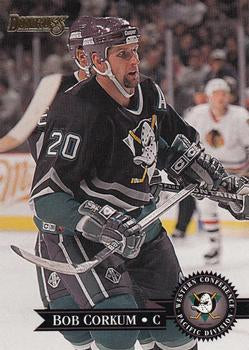 #112 Bob Corkum - Anaheim Mighty Ducks - 1995-96 Donruss Hockey