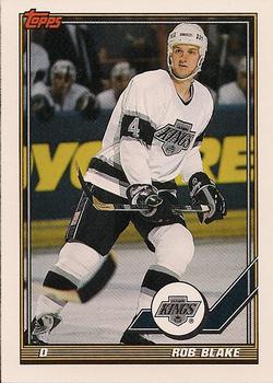 #112 Rob Blake - Los Angeles Kings - 1991-92 Topps Hockey