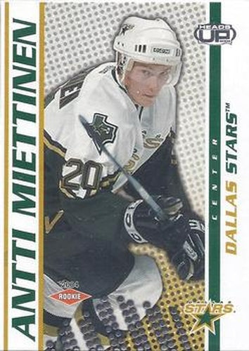 #112 Antti Miettinen - Dallas Stars - 2003-04 Pacific Heads Up Hockey