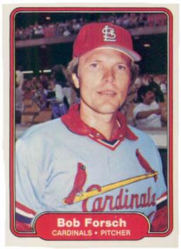 #112 Bob Forsch - St. Louis Cardinals - 1982 Fleer Baseball
