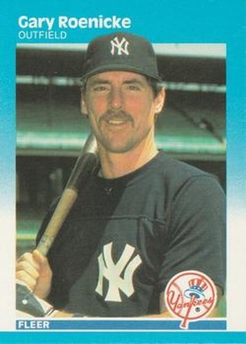 #112 Gary Roenicke - New York Yankees - 1987 Fleer Baseball