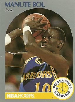 #112 Manute Bol - Golden State Warriors - 1990-91 Hoops Basketball