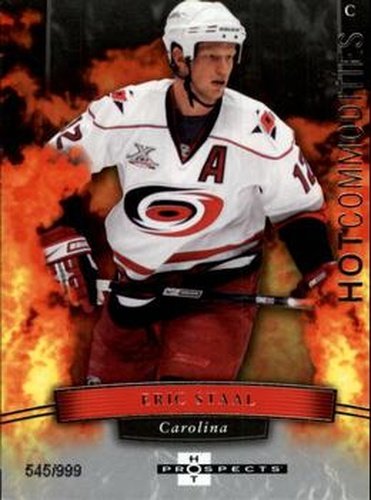 #112 Eric Staal - Carolina Hurricanes - 2007-08 Fleer Hot Prospects Hockey