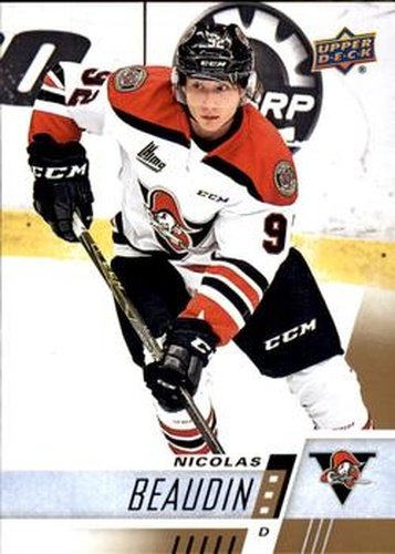 #112 Nicolas Beaudin - Drummondville Voltigeurs - 2017-18 Upper Deck CHL Hockey