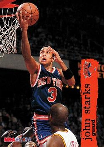 #112 John Starks - New York Knicks - 1995-96 Hoops Basketball