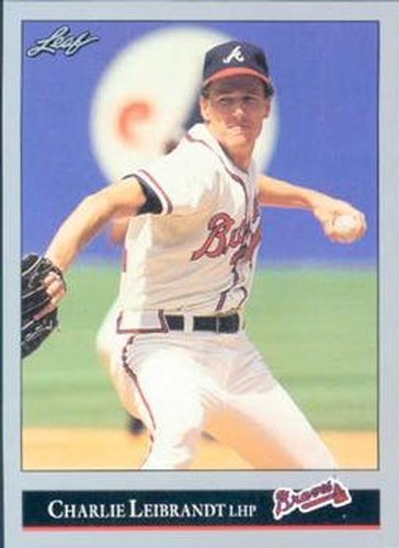 #113 Charlie Leibrandt - Atlanta Braves - 1992 Leaf Baseball