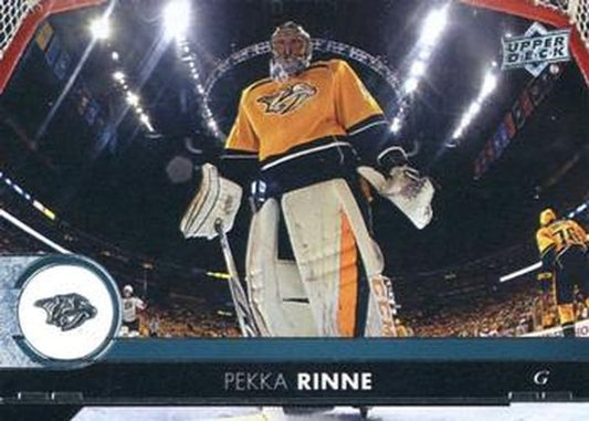 #113 Pekka Rinne - Nashville Predators - 2017-18 Upper Deck Hockey