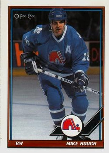 #113 Mike Hough - Quebec Nordiques - 1991-92 O-Pee-Chee Hockey