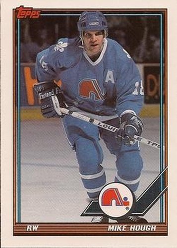 #113 Mike Hough - Quebec Nordiques - 1991-92 Topps Hockey