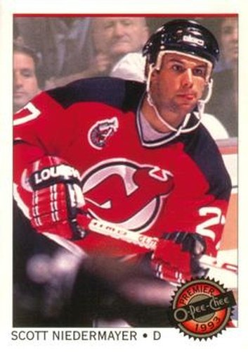 #113 Scott Niedermayer - New Jersey Devils - 1992-93 O-Pee-Chee Premier Hockey