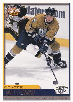 #113 David Legwand - Nashville Predators - 2003-04 Pacific Complete Hockey