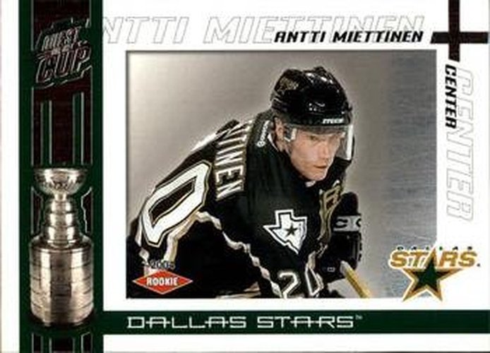 #113 Antti Miettinen - Dallas Stars - 2003-04 Pacific Quest for the Cup Hockey