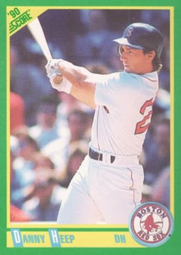 #113 Danny Heep - Boston Red Sox - 1990 Score Baseball