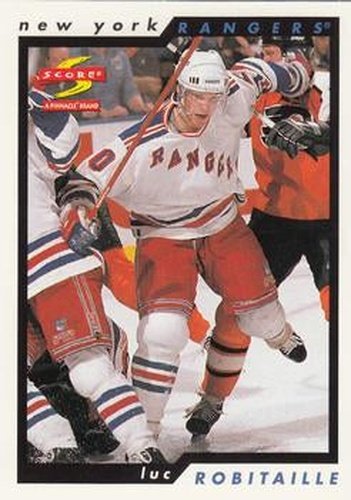 #113 Luc Robitaille - New York Rangers - 1996-97 Score Hockey