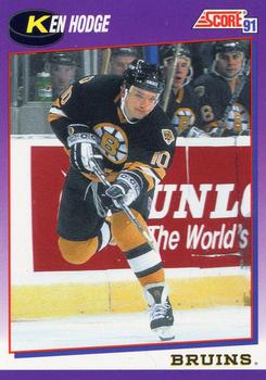 #113 Ken Hodge - Boston Bruins - 1991-92 Score American Hockey