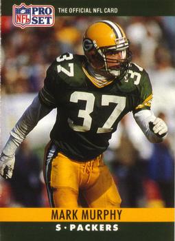 #113 Mark Murphy - Green Bay Packers - 1990 Pro Set Football