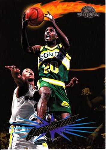 #113 Gary Payton - Seattle SuperSonics - 1995-96 SkyBox Premium Basketball