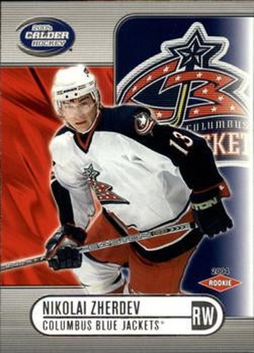 #113 Nikolai Zherdev - Columbus Blue Jackets - 2003-04 Pacific Calder Hockey