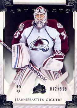 #113 Jean-Sebastien Giguere - Colorado Avalanche - 2013-14 Upper Deck Artifacts Hockey