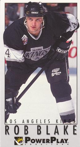 #113 Rob Blake - Los Angeles Kings - 1993-94 Fleer PowerPlay Hockey