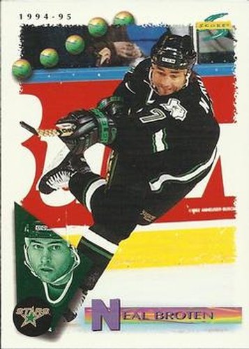 #113 Neal Broten - Dallas Stars - 1994-95 Score Hockey