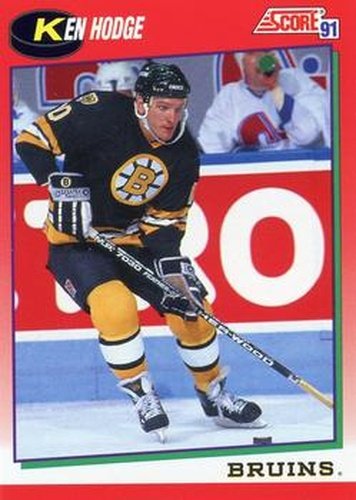 #113 Ken Hodge Jr. - Boston Bruins - 1991-92 Score Canadian Hockey