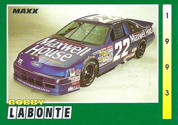 #113 Bobby Labonte's Car - Bill Davis Racing - 1993 Maxx Racing