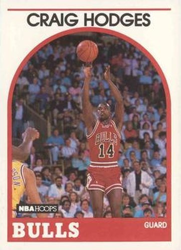 #113 Craig Hodges - Chicago Bulls - 1989-90 Hoops Basketball